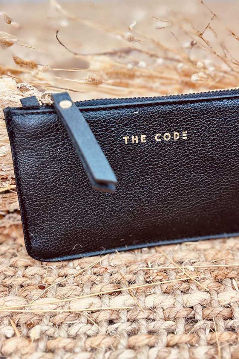 THE CODE - Monedero Sevilla negro liso - Monederos - THE CODE