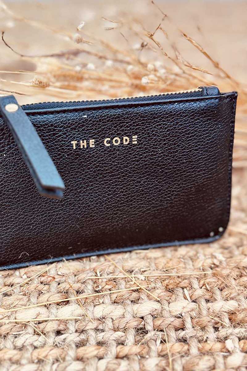 THE CODE - Monedero Sevilla negro liso - Monederos - THE CODE