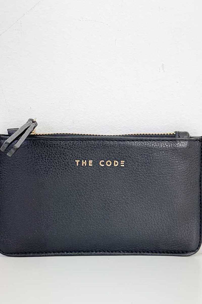 THE CODE - Monedero Sevilla negro liso - Monederos - THE CODE