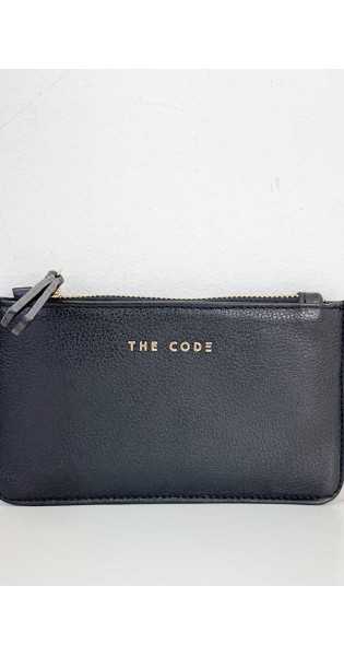 THE CODE - Monedero Sevilla negro liso - Monederos - THE CODE