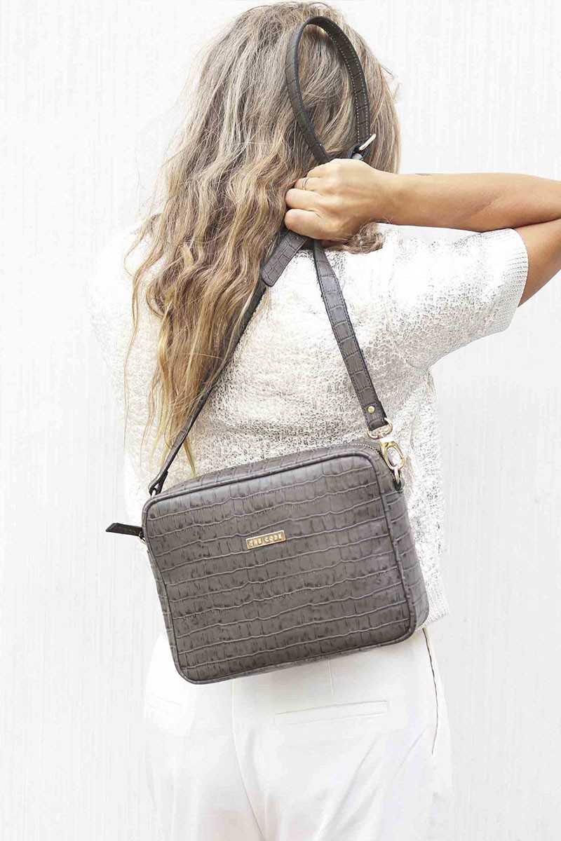 THE CODE - CHARLOTTE TAUPE COCO - Bolsos: Estilo y Funcionalidad en Cada Detalle - THE CODE