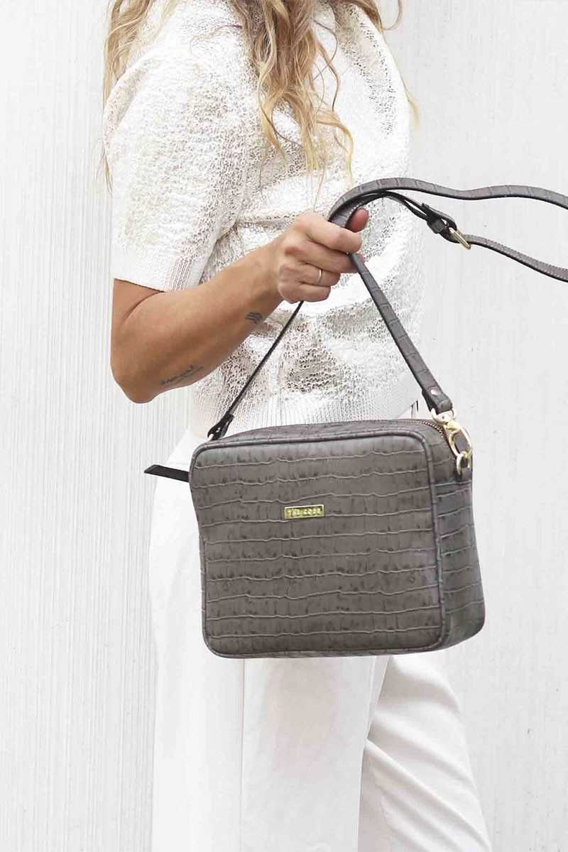 THE CODE - CHARLOTTE TAUPE COCO - Bolsos: Estilo y Funcionalidad en Cada Detalle - THE CODE