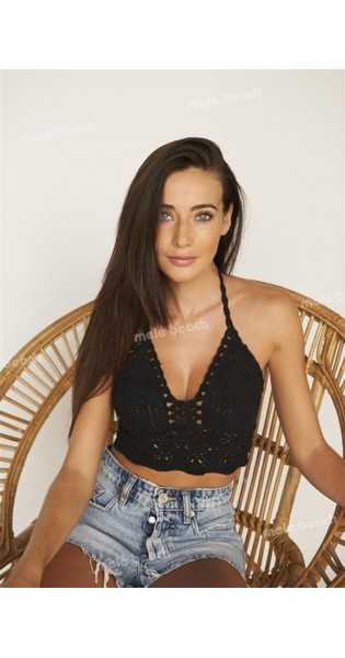 Mele Beach - Top KIPAS Black - Blusas / Camisas / Tops - Melé beach