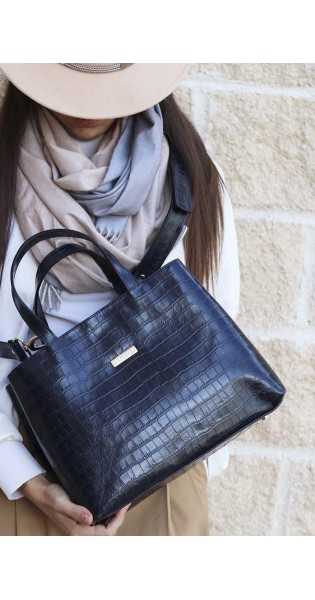 THE CODE - SHOPPER PATRICIA AZUL - Bolsos: Estilo y Funcionalidad en Cada Detalle - THE CODE