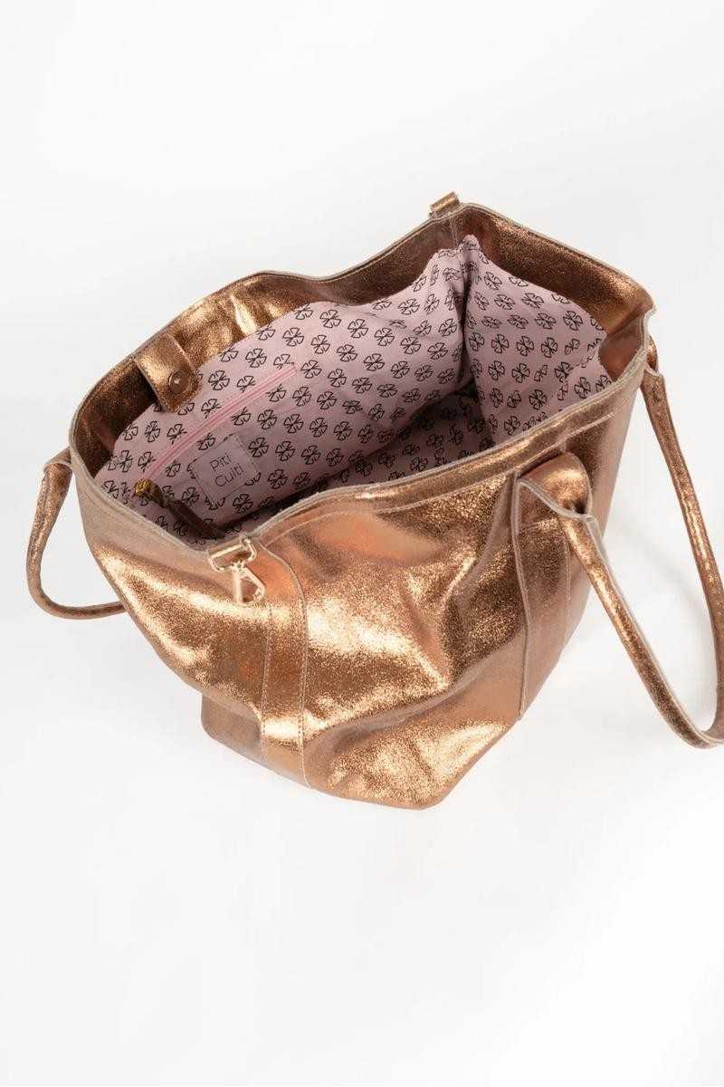 PITI CUITI - SHOPPER WINONA COBRE - Bolsos: Estilo y Funcionalidad en Cada Detalle - Piti Cuiti