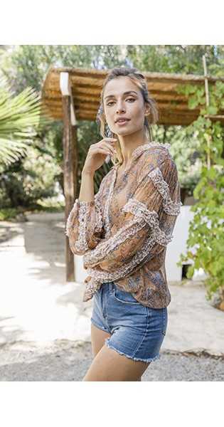 Miss June - Blusa TATUM Beige - Blusas / Camisas / Tops - Miss June